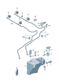 8D0955101-Cylinder, poppet And nozzle