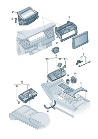 4H0919604H-Display unit For multi-media interface MMI  D-19.01.2015
