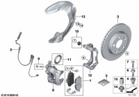 34116799351-BRAKE DISC,RR 1,3,3C VENT-E92