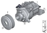 32416796721-STEERING PUMP HYDL-3(E90)