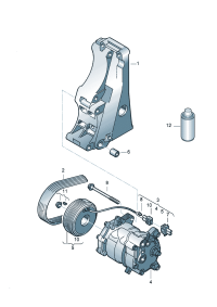 33D820803D-Compressor & a/c Clutch, magnet  D-02.01.2008 *