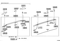 6346060141-Rack assy-roof rack rh