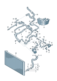 4E0121101R-WATER HOSE