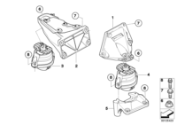 22116761111-ENGINE SUPPORT LH/X5