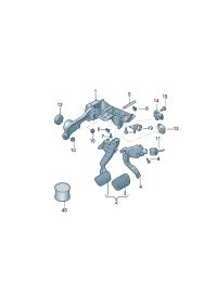 4GD723117-Bracket, pedal