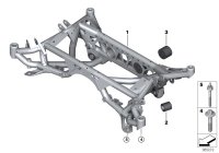 33318097478-Member, rear axle frame