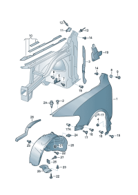 7L6809961L-WHEEL HOSE