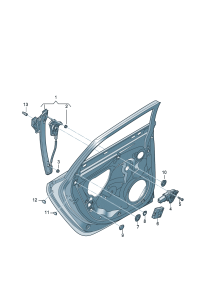 4GD839461-WINDOW WINDER LH FRT/A6