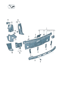 2GA813301-Plate, end