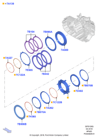 DG9P7G033CA-Bracket, LINCOLN CONTINENTAL D544
