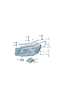 2GG941773D-LED HEADLIGHT/718 BOXTER