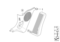 51437031369-Garnish assy-fr side lh