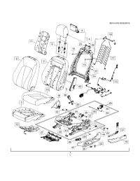 90801207-Pad assy-fr seat back