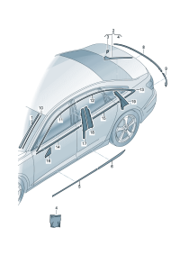 4KD8539272ZZ-Garnish assy-trunk lid