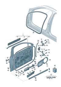 4M0831721D-Seal, door inside D-14.03.2016