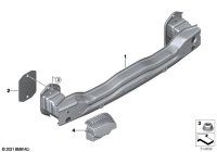 51129851922-SHOCK ABSORBER REAR RH/X5/X6