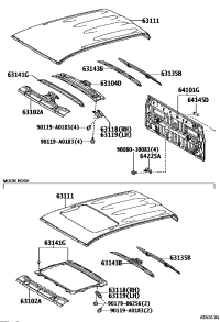 6311104190-PANEL,ROOF