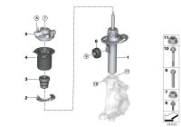 31316888455-SHOCK ABSORBER FRT LFT E38/5SR