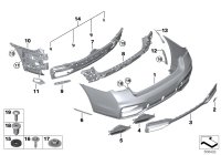 51128074404-Deflector exhaust tail pipe rh