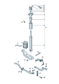 4M0616001AJ-Damper, air spring