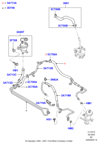YL8Z3A719AB-HOSE ASSY-EGR COOLER,OUT