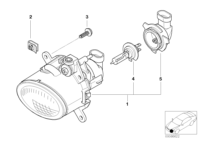 63176925049-E60/E90 03-06 F/L