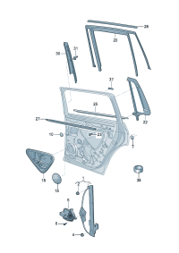 3CC839461A-Window regulator without m
