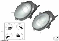 63115A21CA2-Technology headlamp LED rh