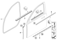 51218223659-Weatherstrip, front door