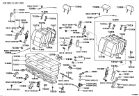 7183460120E0-COVER, REAR SEAT RECLINING, NO.2 LH