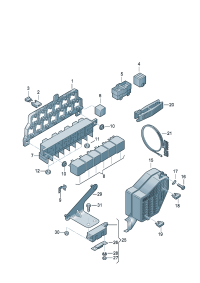 4B0919471A-Control unit, for headlamp, rh/lh, Stop & taillight Control   Relay position/identificatio
