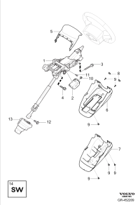 30622616-GASKET,CYL HEAD RH-L494