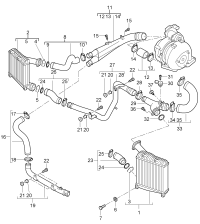 95511063910-Intercooler-w204/w204 Deprecated parts