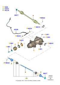 FJ7Z4K138A-Shaft assy (() CHN)