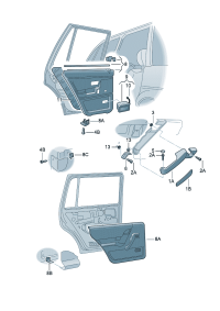 33D867179C-PULL HDL ASSY WAG