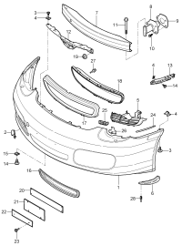 98750555400-GRILLE ASSY-REAR COOLER,OUTLET