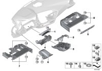51456807445-Garnish, steering column lower