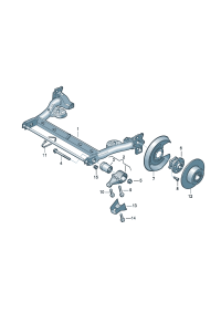 4B0500051H-Shaft body & rr Stabilizer