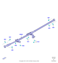 GD9Z4R602C-Shaft assy-drive () GCC GULF COOPERATIVE COUNTRIES OR () CHN)