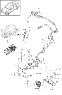 95857354550-Bracket Heat exchang