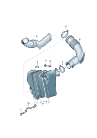 7L6129601BB-Filter-air For dusty countries