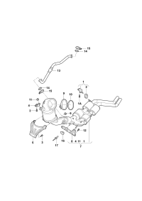 3QG253461-Bracket-exhaust