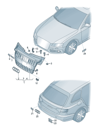 8T0853742-AUDI assy., AUDI