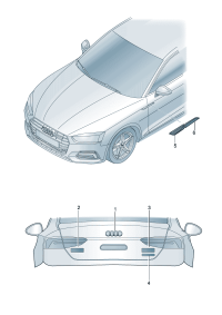 8W6853601C-Baffle plate Panel-fender