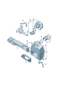 3QG129654A-HOSE-AIR INTAKE