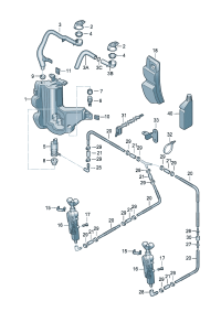 3D0955160C-BRACKET-ENGINE SUPP*