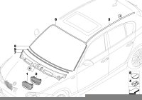 51137162367-Mldg roof paint lh