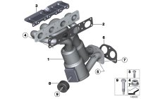 18407599651-Warranty exhaust manifold
