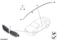 51135A35800-MOLDING GRL XUV 6BAR