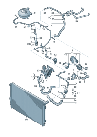 5Q0122101EA-WATER HOSE